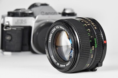 【完動品】Canon AE-1 Program Silver 50mm f1.4 Canon AE-1 Program Silver SLR Film Camera NFD New FD 50mm f1