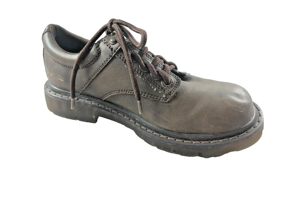 Airwalk Мужская коричневый повседневный Оксфорд шнурует вверх 72047 размер США 6 Великобритании 5 ЕС 38 MEX 25 обуви - Изображение 4 из 4