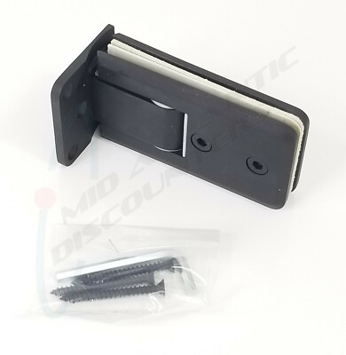 U.S. Horizon Shower Wall Mount Hinge With Offset Back Plate Oil Rubbed Bronze