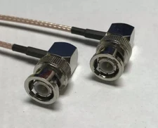 BNC Male Angle to BNC Male Angle RG316 50-Ohm Coax Low Loss RF Cable USA