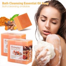 2  Tumeric Soap Skin Whitening Dark Spots lightening Acne Brightening Turmeric