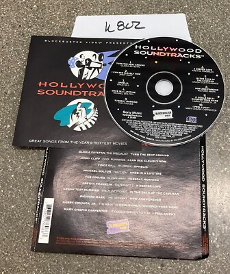 Hollywood Soundtracks (CD) Blockbuster Video 1995 CD No Case No Tracking #K802