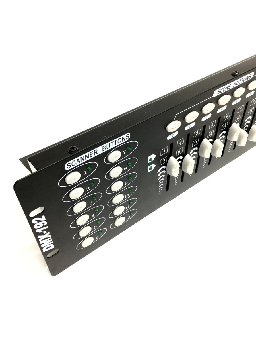 Centralina Luci DMX 512 Controller - 192 Canali, Per Fari LED, Teste Mobili E Effetti DJ