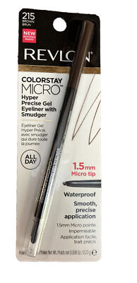 Revlon Colorstay Micro Hyper Precise Gel Eyeliner with Smudger - 215 Brown - NEW