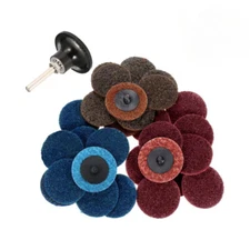 230Pcs 2 in Quick Change Roll Lock Sanding Disc Surface Conditioning Die Grinder