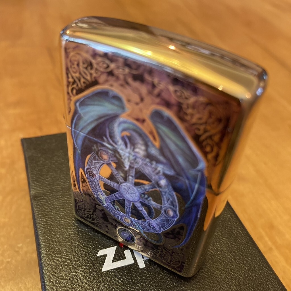 Zippo 99575 Anne Stokes Dragon Fusion High Polish Brass