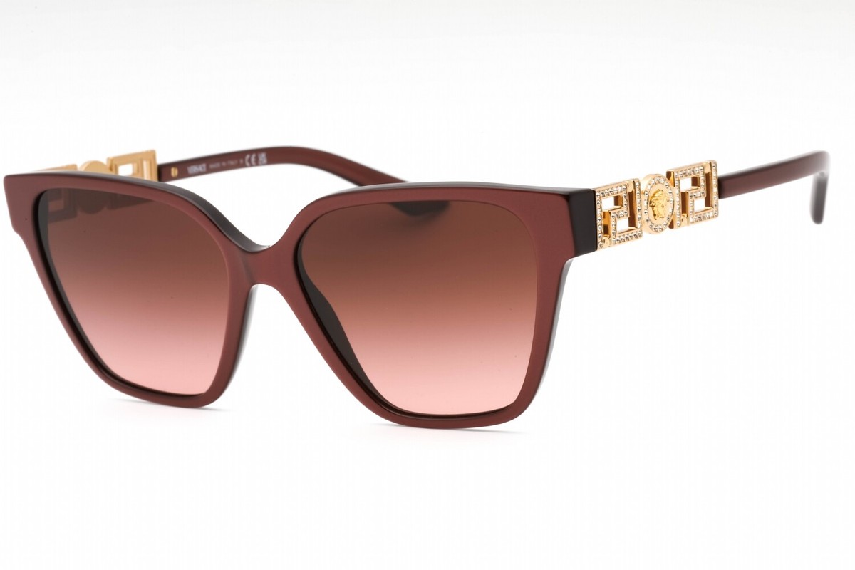 VERSACE キャットアイフレムサンクラス 0VE4471B 54755M VERSACE VE4471B 54755M Sunglasses Pink Frame Light Pink
