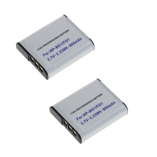 2 batterie per Sony Cybershot DSC-W215 - Foto 1 di 1