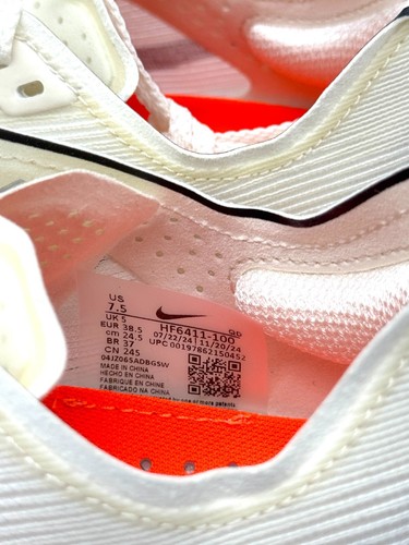 Nike Womens ZoomX Vaporfly 4 Proto Sail Shoes Sz 7.5 New Running HF6411-100 - 第 5/12 張圖片
