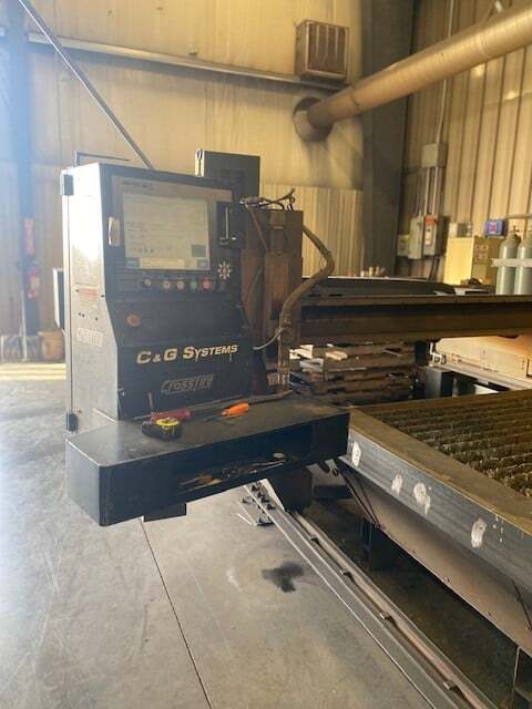C&G Systems Crossfire 6' x 14' Plasma Cutting Table (2008)