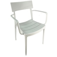 SEDIA IN POLIPROPILENE CON BRACCIOLI DESIGN MODERNO ESTERNO E INTERNO 