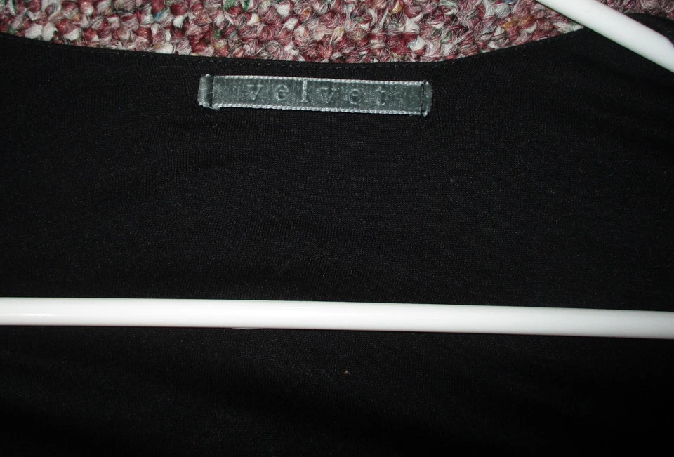 VELVET Black Rayon Cardigan Wrap Sweater Women's Size L - Image 3 of 4