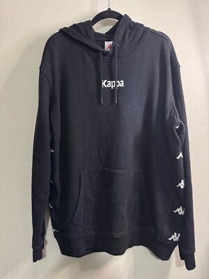 Kappa Men s Large Black Pullover Hoodie