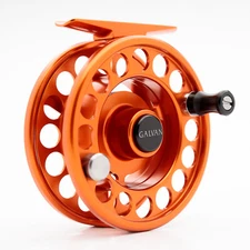 Galvan Rush Light R4 Fly Reel  - Orange - Free Fly Line - Free Fast Shipping