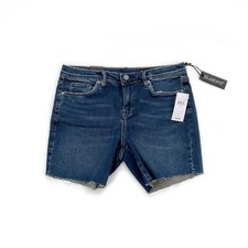 Blank NYC Shorts Womens 28 Blue Cutoff Denim NWT