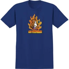 Spitfire Wheels Skateboard Shirt Lil Beatdowns Royal Blue Small