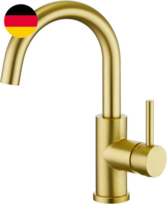 CREA Wasserhahn Küche, 360° Drehbare Küchenarmatur Für Kleine Küche, Mischbatter