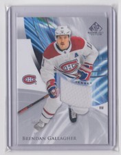 2020-21 SP GAME-USED BASE JERSEY INSERT BRENDAN GALLAGHER #28 MONTREAL CANADIENS