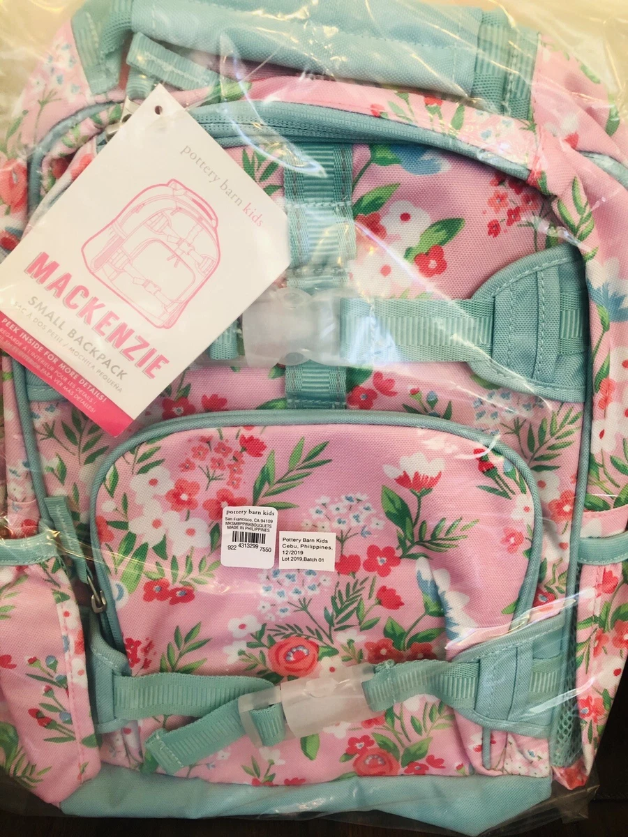 Pottery Barn Kids Bouquets Small Backpack Mackenzie Pink No Mono
