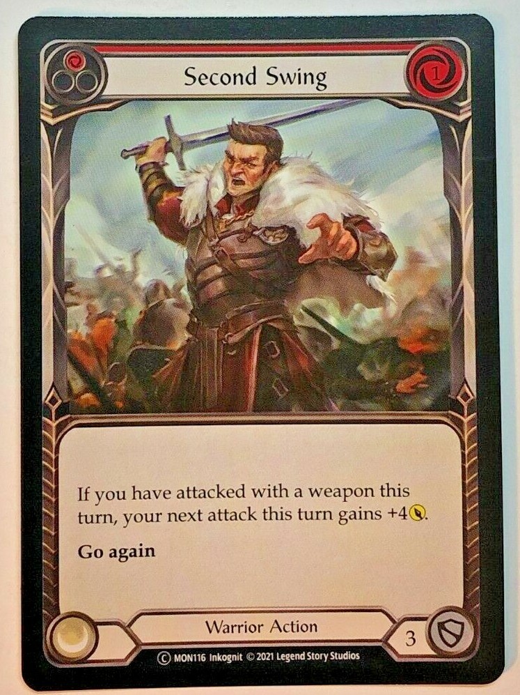 Flesh And Blood Monarch Second Swing (Red) MON116 Unlimited NM/M