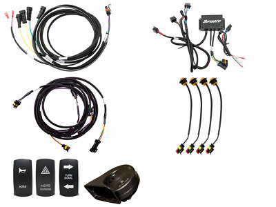 SuperATV Plug & Play Turn Signal Kit for Kawasaki Mule Pro FXT / DXT / FX / DX