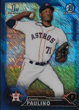 2016 Bowman Chrome Baseball Chrome Prospects #BCP213: David Paulino Blue Shimmer