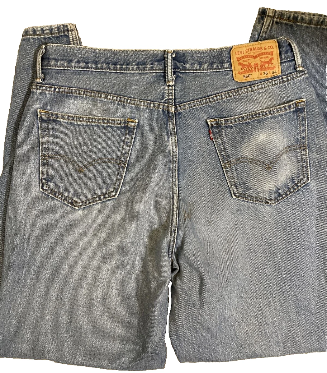 Levi s 560 Comfort Fit Denim Men s Size 36 x 34 Discontinued