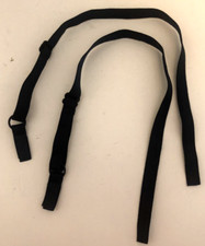 New SET of 2 Navy Blue REPLACEMENT BRA STRAPS 16" Adjustable SEW ON Elastic 5/8"