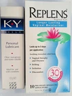 KY Jelly 100g+10 Replens Vaginal Moisturizer::Relieve dryness and enjoy intimacy