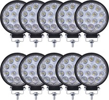 10pcs Led Work Light 4.5inch Spot Floodoff-road Light Bars 10pcs Led Work Light 4.5inch Spot Floodoff-road Light Bars