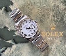 Rolex DateJust 36mm Ref. 16234 White Roman Dial on Brand New Oyster bracelet
