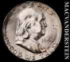 1953-S Franklin Half Dollar- Choice Gem Brilliant Unc- Luster #L5659