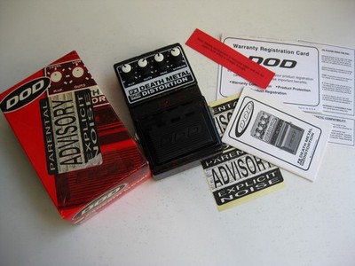 Vintage DOD FX86-B Death Metal Distortion Guitar Effect Pedal