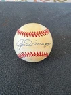 Joe DiMaggio Auto Signed Official Major League Baseball - Yankees