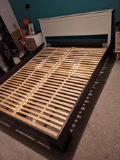 IKEA European King Size Metal Frame Bed Mattress Not Included