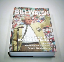 RARE SIGNED Bill Walsh, Finding The Winning Edge Autograph Signature Book 49ers