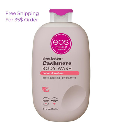eos Cashmere Body Wash Coconut Waters   Moisturizing Creamy Gel 16 oz