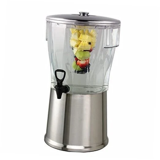 CBDRT5SS Beverage Dispenser with Infuser Tube, Stainless Steel and 5 Gallon