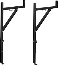 2pcs Adjustable Ladder Truck Rack For Pickup 250 Lbs For Kayak Surfboard