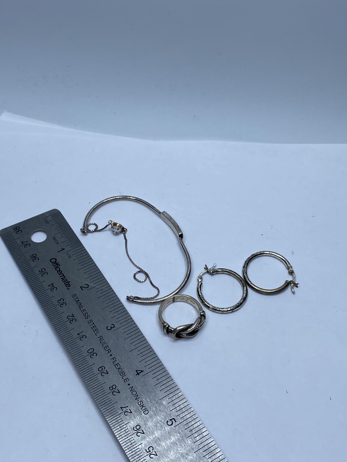 Sterling Silver Assorted Ring/Earring/Bracelet Je… - image 10