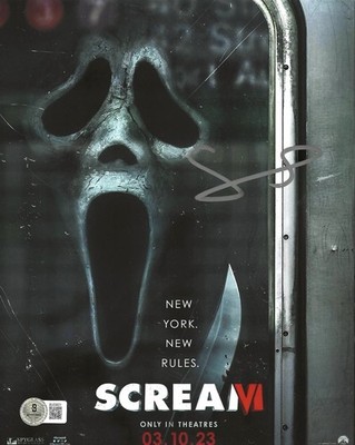SAMARA WEAVING SIGNED AUTOGRAPHED 8x10 PHOTO SCREAM GHOSTFACE RARE - BECKETT COA