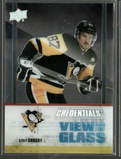 2021-22 Upper Deck Credentials View from the Glass #VG1 Sidney Crosby SSP