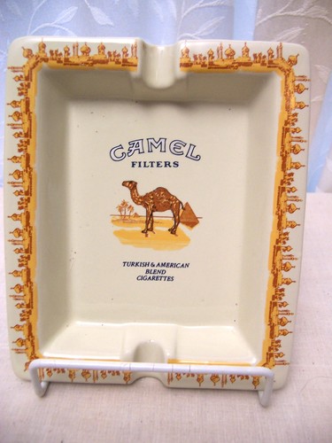 Vintage Camel Filters Ashtray - 5.5" x 6.25" - 1996 ceramic