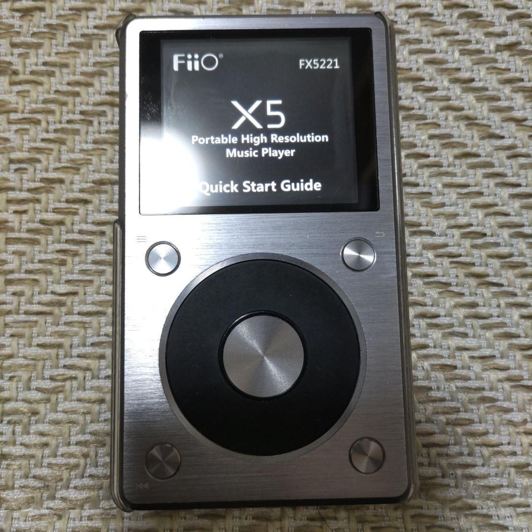 Fiio X5 2nd (ケース付) FiiO X5 2nd ポータブルハイレゾDAP ケース付き
