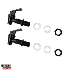 2 Pcs Replacement Cooler Faucet, Reusable Spigot Spout Water Beverage Lever P...