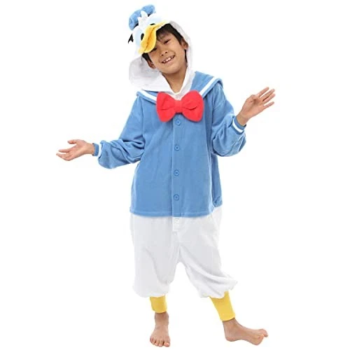 Disfraz SAZAC Polar Kigurumi Pato Donald Disney para Niños 130cm Foto 3 de 4