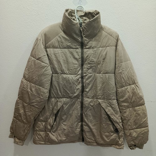 COEN Puffer Jacket Adults Full Zipper Beige 22.5x28 Size XL - Picture 1 of 4