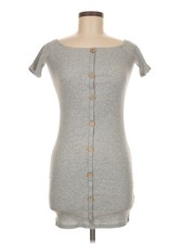 Fashion Nova Women Gray Casual Dress M