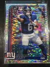 2025 Topps Chrome Jaxson Dart Rookie Card #306 NY Giants PULSAR REFRACTOR SP!