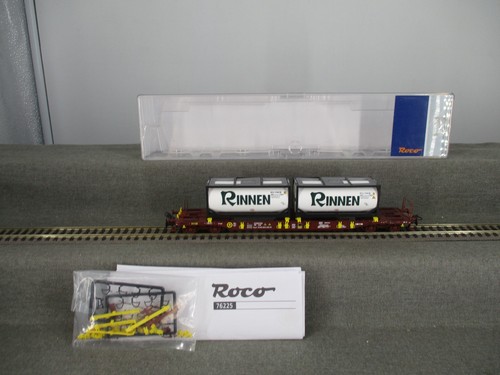 Roco Spur H0 76225 Taschenwagen Sdgmns 33 der AAE AC in OVP | Condition: Gebraucht